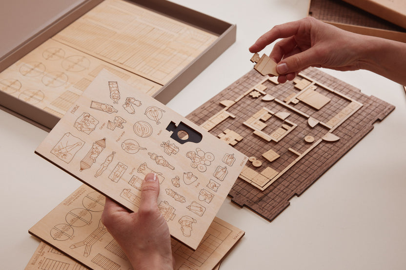 Planora – Analoger Grundriss- und Design-Kit – PLANORA